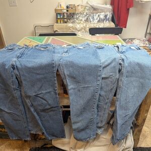 Three pairs of women's Ralph Lauren jeans all size 6